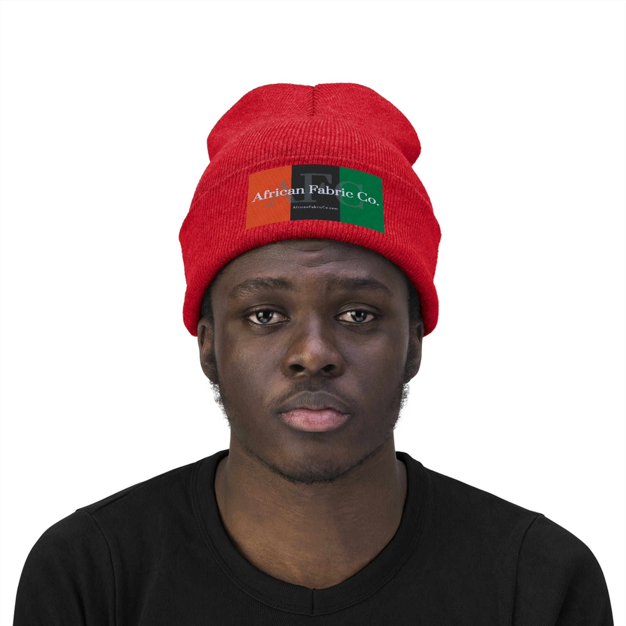 Tri Color AFC Knit Beanie