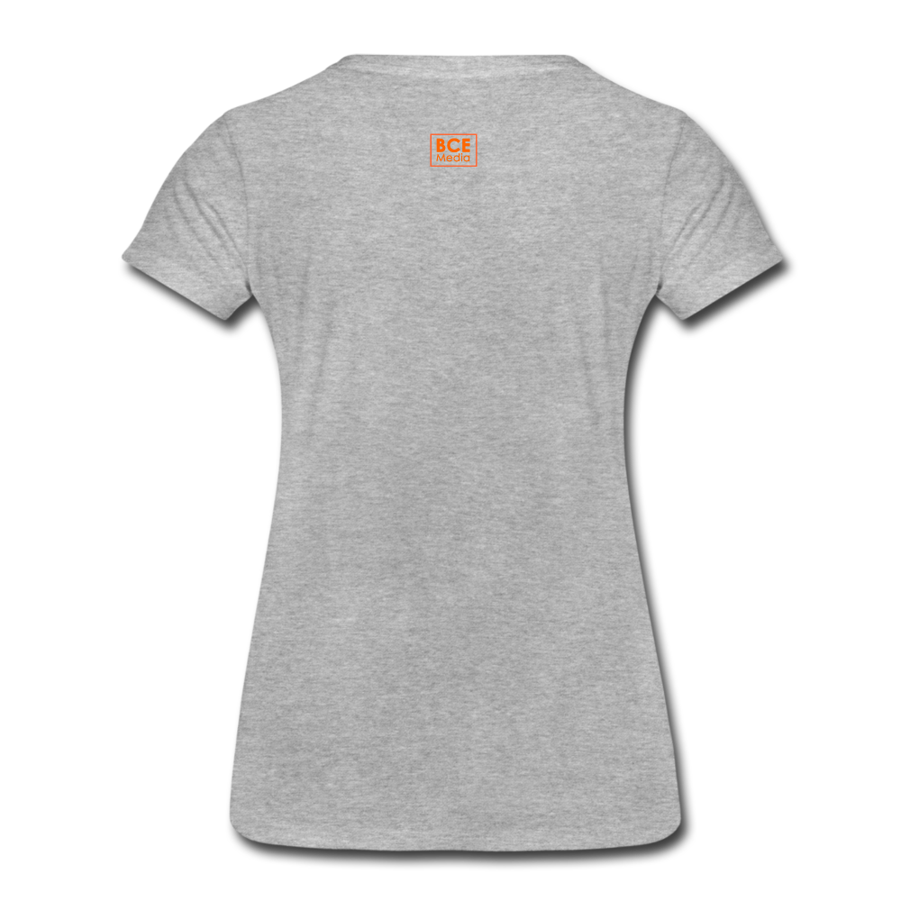 African Fabric Co. Women’s Premium T-Shirt (Dark) - heather gray