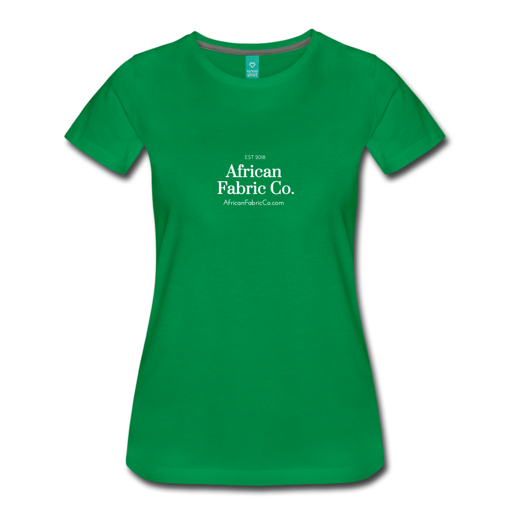 African Fabric Co. Women’s Premium T-Shirt - kelly green