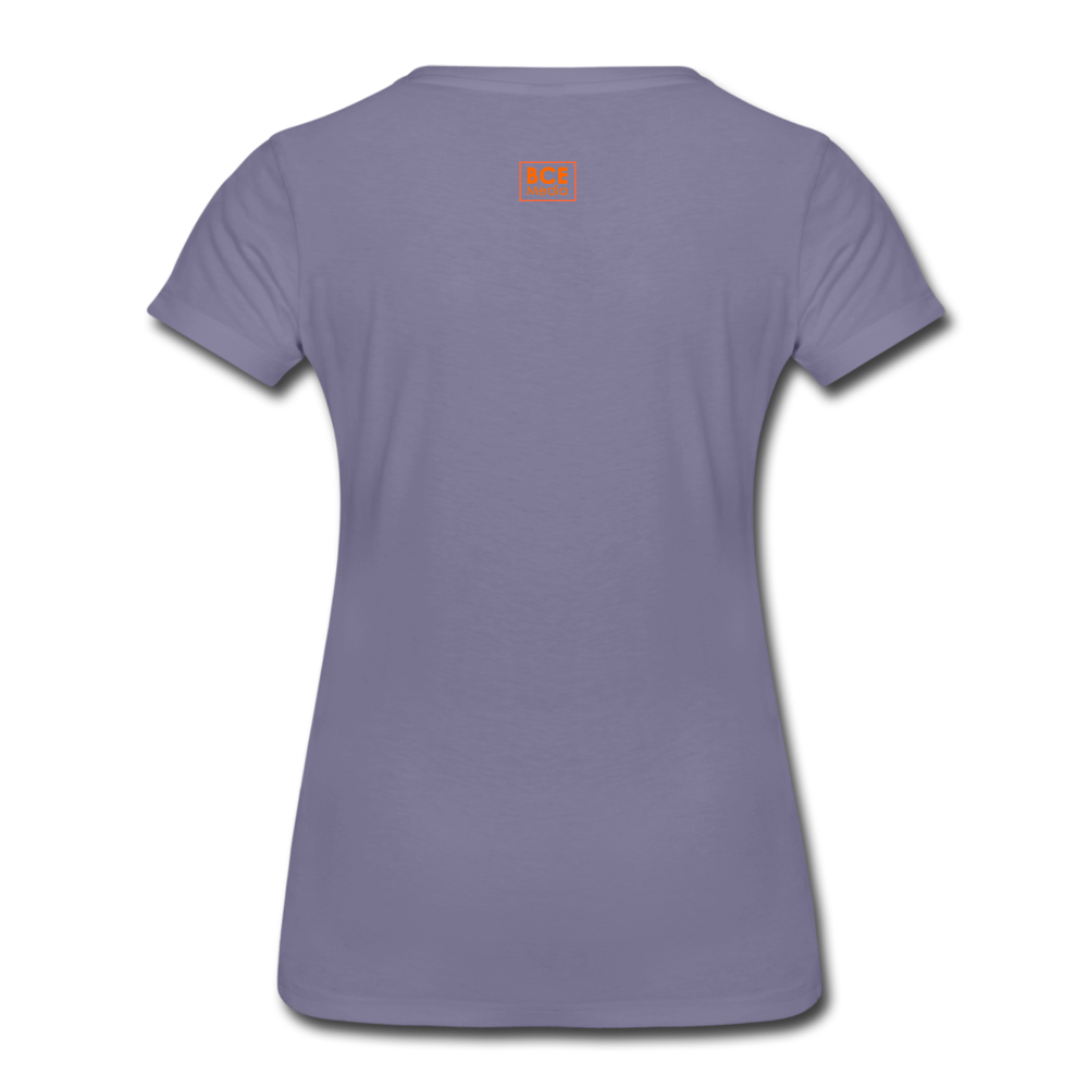 African Fabric Co. Women’s Premium T-Shirt (Dark) - washed violet