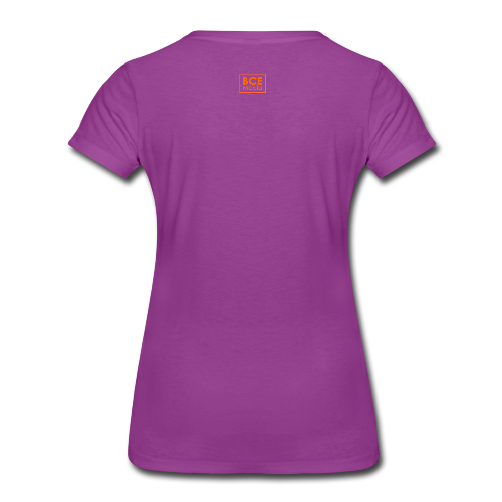 African Fabric Co. Women’s Premium T-Shirt (Light) - light purple