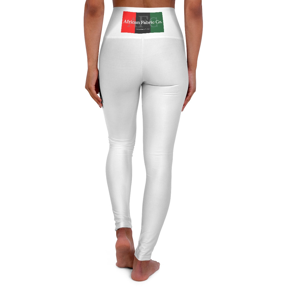 African Fabric Co. High Waisted Yoga Leggings