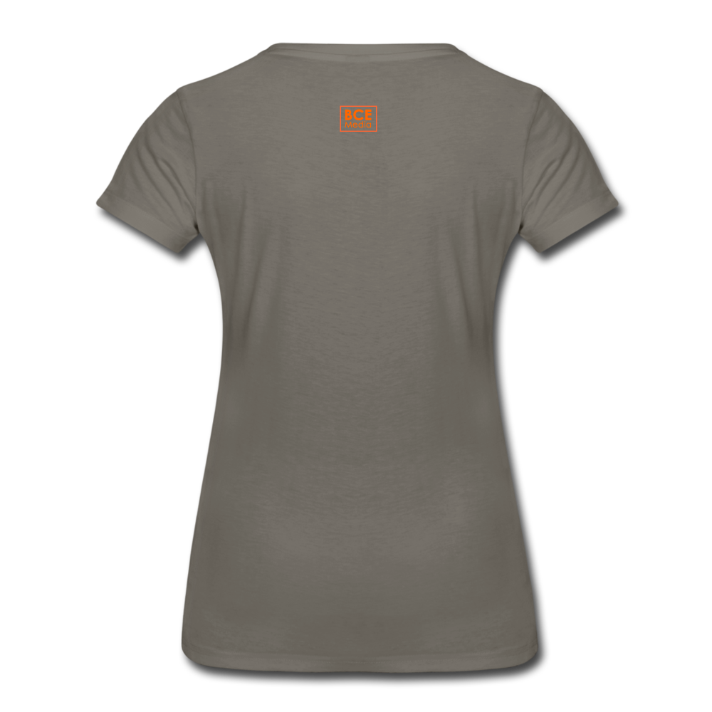 African Fabric Co. Women’s Premium T-Shirt (Light) - asphalt