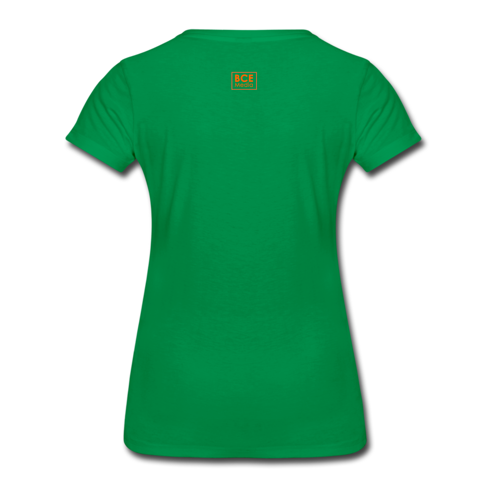 African Fabric Co. Women’s Premium T-Shirt (Dark) - kelly green