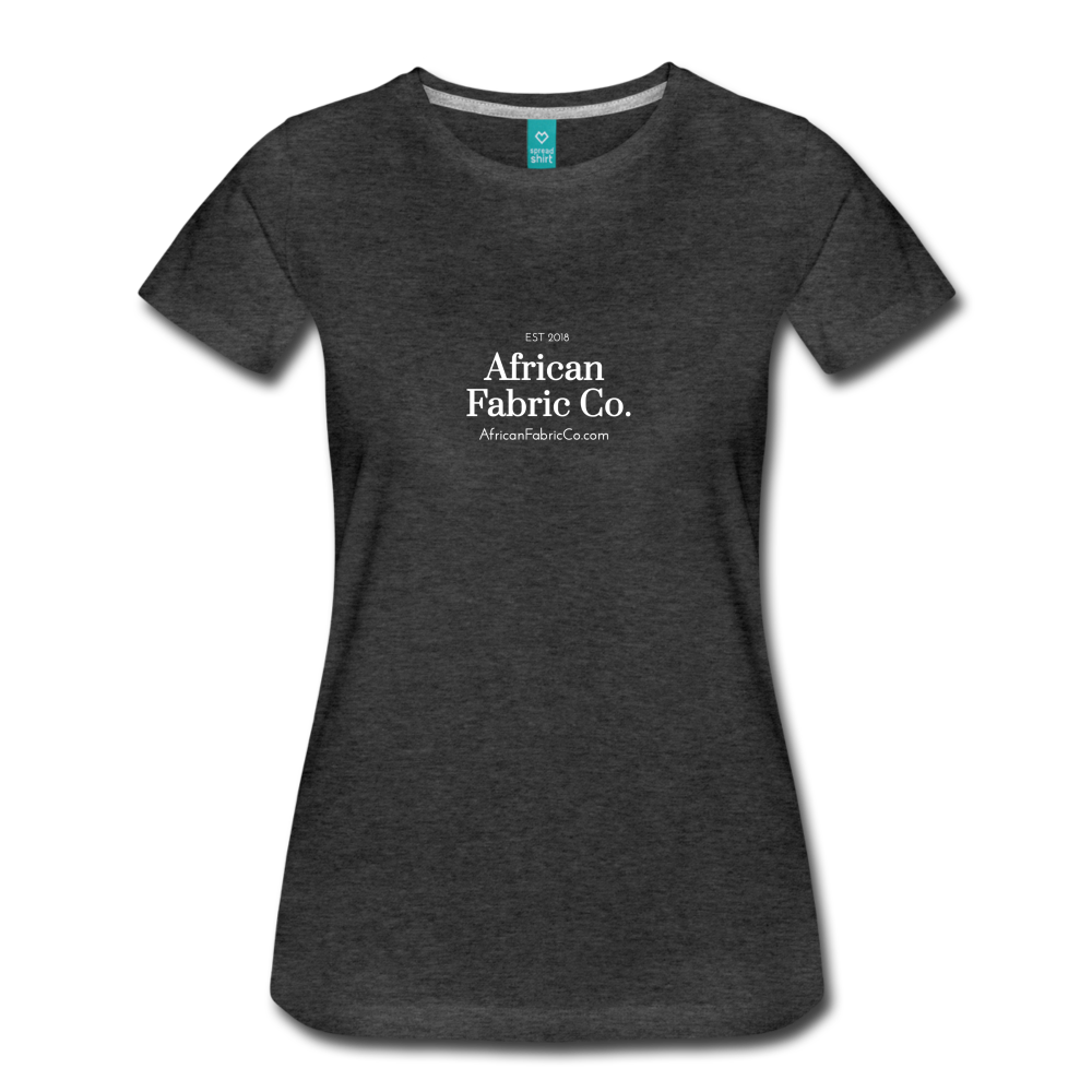 African Fabric Co. Women’s Premium T-Shirt - charcoal gray