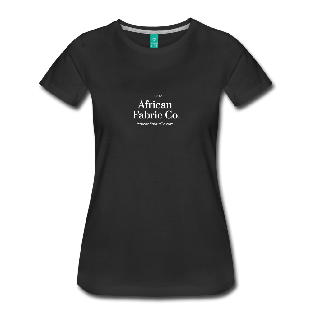 African Fabric Co. Women’s Premium T-Shirt - black