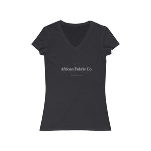 African Fabric Co. Women's Jersey Short Sleeve V-Neck Tee