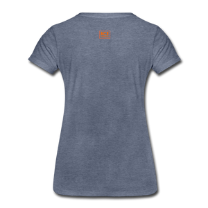 African Fabric Co. Women’s Premium T-Shirt (Light) - heather blue