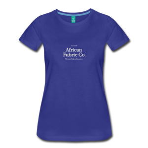 African Fabric Co. Women’s Premium T-Shirt - royal blue