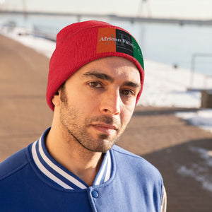 Tri Color AFC Knit Beanie