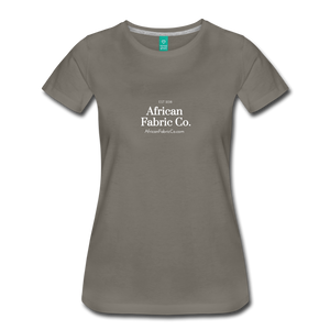 African Fabric Co. Women’s Premium T-Shirt - asphalt
