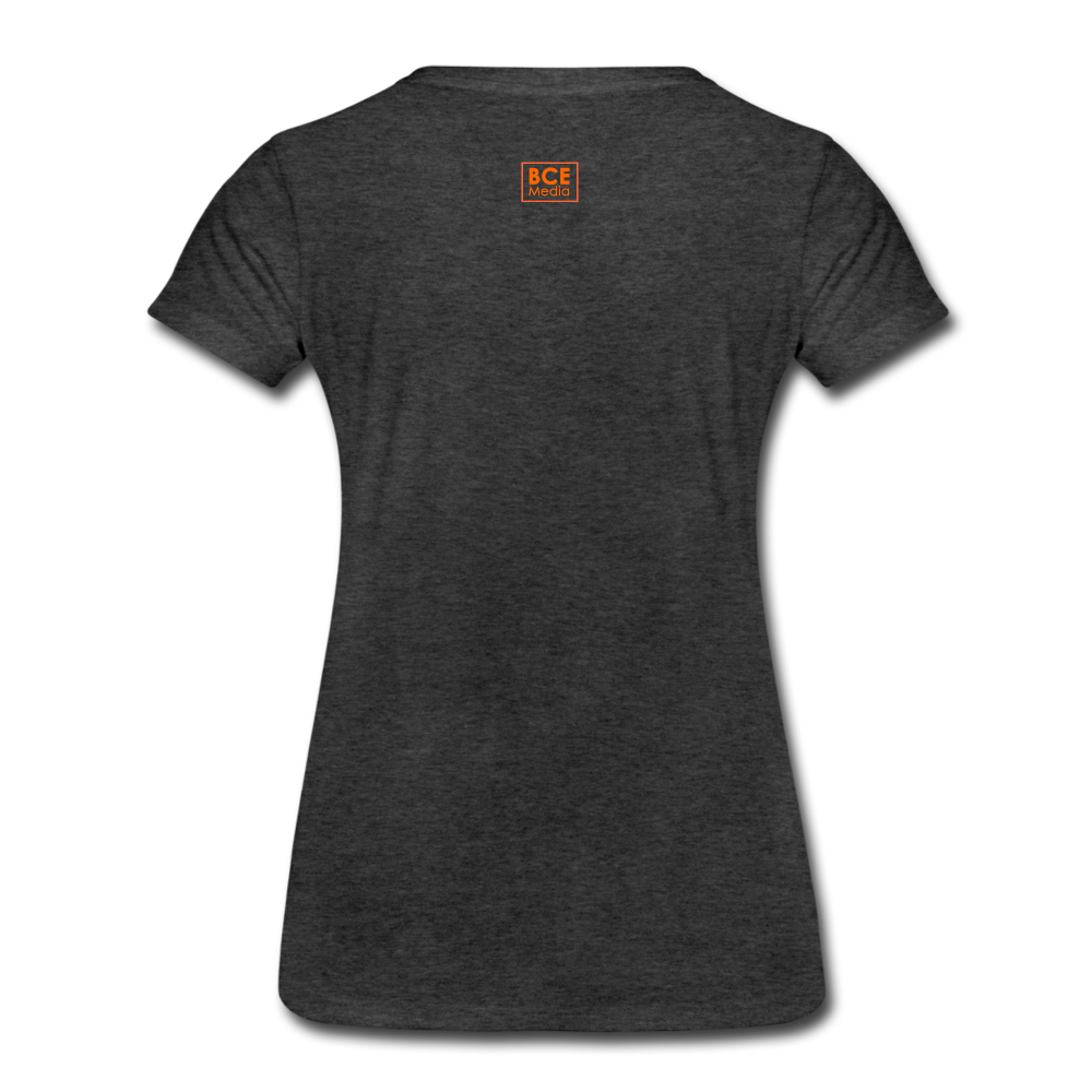 African Fabric Co. Women’s Premium T-Shirt (Dark) - charcoal gray