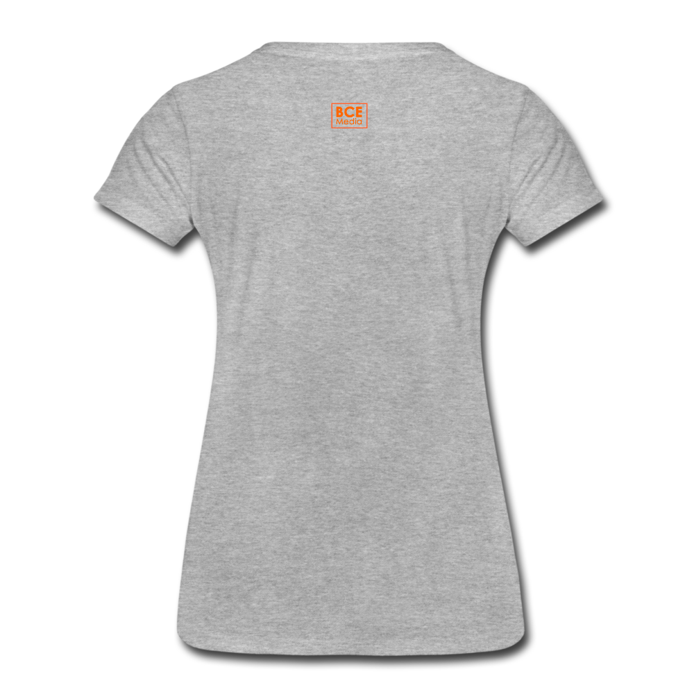 African Fabric Co. Women’s Premium T-Shirt (Light) - heather gray