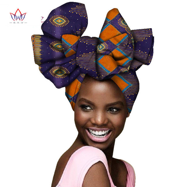 2019 Beautiful African print head wraps African print turban scarf headtie for women African Print headband AF004