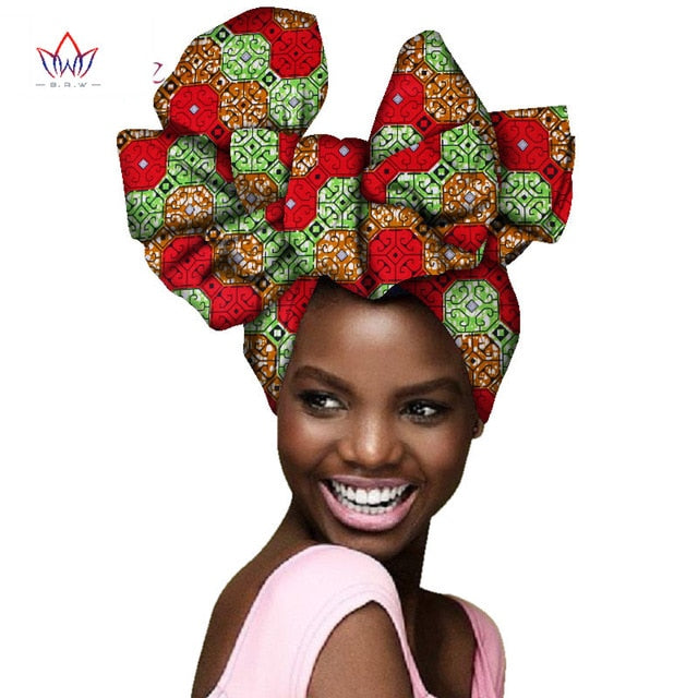 2019 Beautiful African print head wraps African print turban scarf headtie for women African Print headband AF004