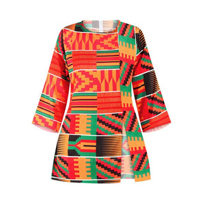 African Women Clothes Bazin Riche Dashiki T Shirt Traditional Print Clothing Vestido Africa Ankara Style Tops Fashion Blouse Tee