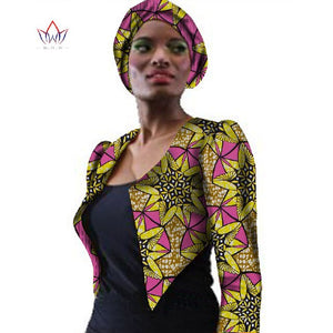 New African Women Clothing Outfits Coat Bazin African Print Coat Jacket Dashiki