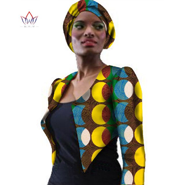 New African Women Clothing Outfits Coat Bazin African Print Coat Jacket Dashiki