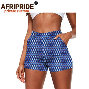 African Print Cotton Summer Shorts