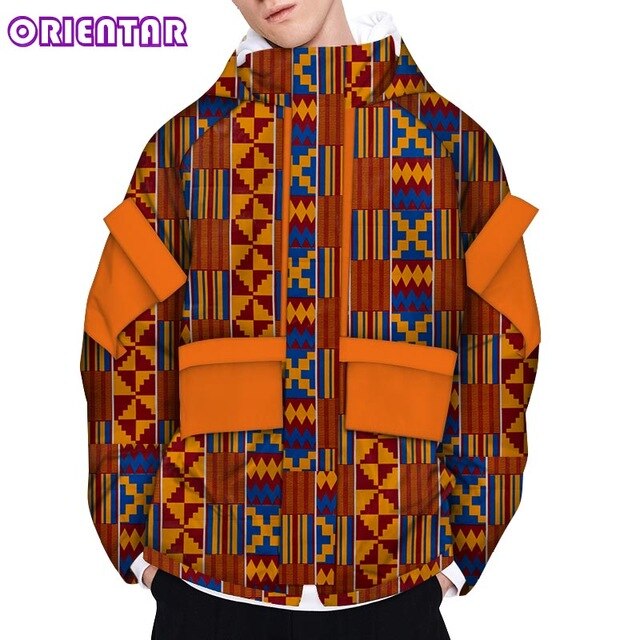 Casual Men's African Long Sleeve Coat