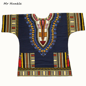 Dashiki 100% Cotton African Traditional Print Dashiki Clothing  Men/Women