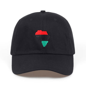 Africa Map Unstructured Adjustable Hat