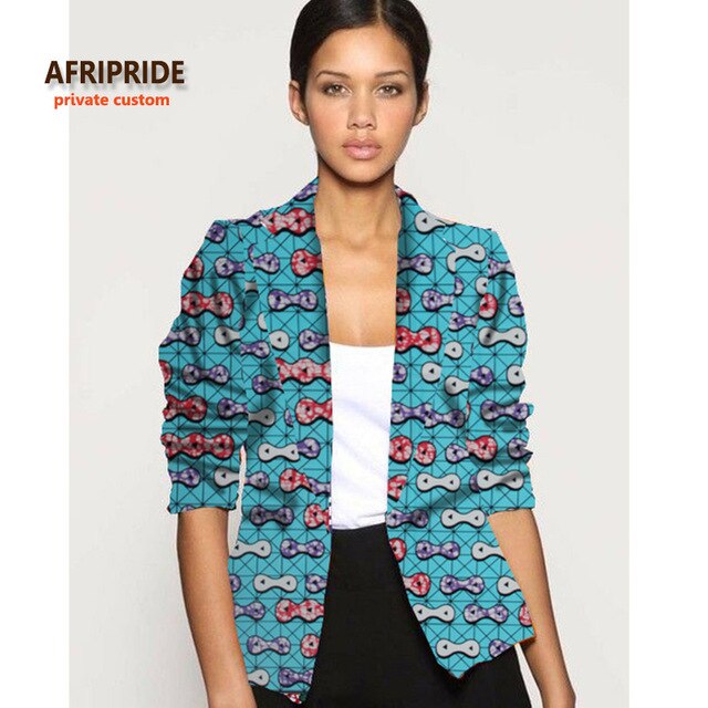 2018 afrcian clothes for women fashion jacket new pattern fabrics coat african femme clothing cotton plus size A722404