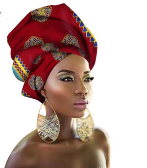 New style design Headscarf long Head scarf Headcover women Turban shawl Warp Hair African Headwrap